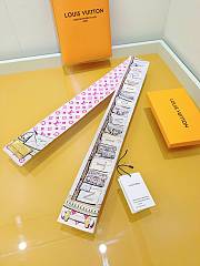 LV Library Bandeau S00 Rose M96246 - 120x8cm - 1