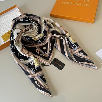 LV Ultimate Monogram Square 90 Black