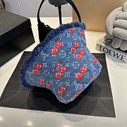 LVxTM Denim Cerise Bucket Hat M5032S  - 6