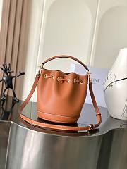 Celine Teen Clara Bag In Supple Grained Calfskin Tan - 19x16x16cm - 4