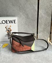  Loewe Small Puzzle Bag In Classic Calfskin And Suede Multicolor - 24x16.5x10.5cm - 1
