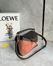  Loewe Small Puzzle Bag In Classic Calfskin And Suede Multicolor - 24x16.5x10.5cm - 5