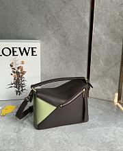  Loewe Small Puzzle Bag In Classic Calfskin And Suede Multicolor - 24x16.5x10.5cm - 3