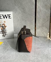  Loewe Small Puzzle Bag In Classic Calfskin And Suede Multicolor - 24x16.5x10.5cm - 4