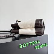 Bottega Veneta Andiamo in Natural/ Fondant - 32x25x11cm - 5