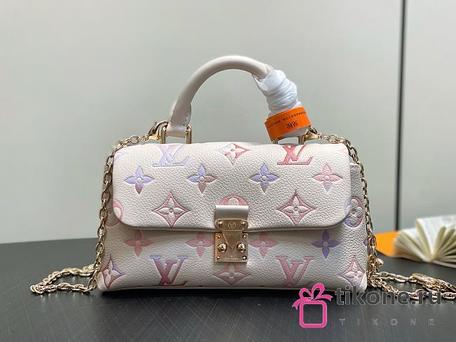 LV Nano Madeleine Monogram Empreinte Leather Dream Cream M25596 - 21x12.5x6cm - 1