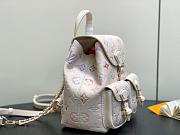 LV Backup Monogram Empreinte Leather Dream Cream M15113 - 22x20x14cm - 6