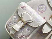 LV Backup Monogram Empreinte Leather Dream Cream M15113 - 22x20x14cm - 4
