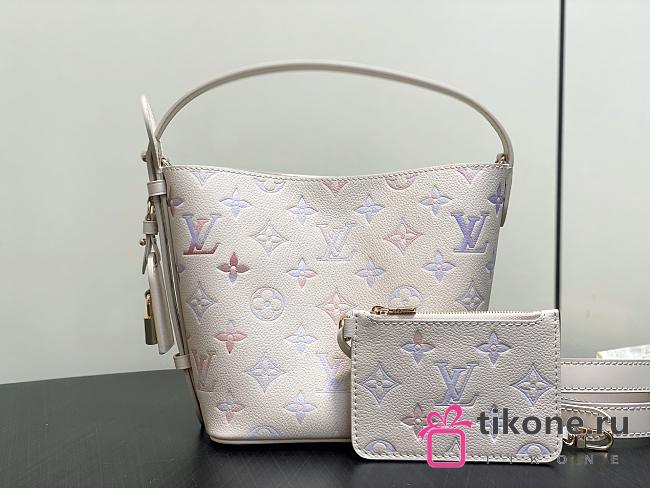 LV All In BB Monogram Empreinte Leather Dream Cream M25673 - 16x18x12cm - 1