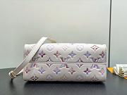 LV OnTheGo PM Monogram Empreinte Leather Dream Cream M25770 - 25x19x11.5cm - 2
