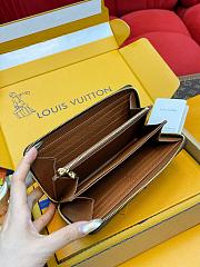 LV Zippy Wallet Monogram Canvas Brown M42616 - 19.5x10.5x2.5cm - 3