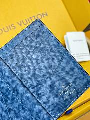LV Pocket Organiser Taigarama Blue M30301 - 7.5x11.1x1cm - 6