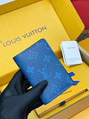 LV Pocket Organiser Taigarama Blue M30301 - 7.5x11.1x1cm - 5