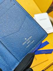 LV Pocket Organiser Taigarama Blue M30301 - 7.5x11.1x1cm - 3
