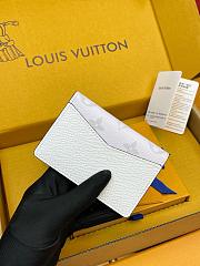 LV Pocket Organiser Taigarama White M30933 - 7.5x11x1cm - 4