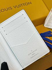 LV Pocket Organiser Taigarama White M30933 - 7.5x11x1cm - 3