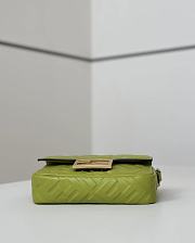 Baguette Mini Wasabi Nappa Leather Bag - 20x13x5cm - 2
