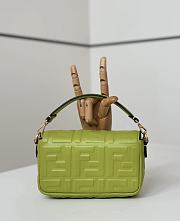 Baguette Mini Wasabi Nappa Leather Bag - 20x13x5cm - 3