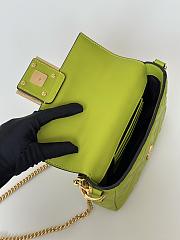 Baguette Mini Wasabi Nappa Leather Bag - 20x13x5cm - 5
