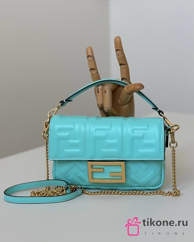 Baguette Mini Tiffany Nappa Leather Bag - 20x13x5cm - 1