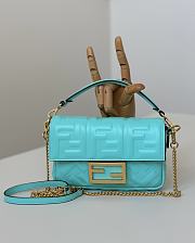 Baguette Mini Tiffany Nappa Leather Bag - 20x13x5cm - 4