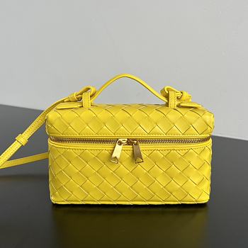Bottega Veneta Bang Bang Vanity Case Sulfur - 23x12.5x4cm