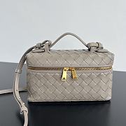 Bottega Veneta Bang Bang Vanity Case Limestone - 23x12.5x4cm - 3