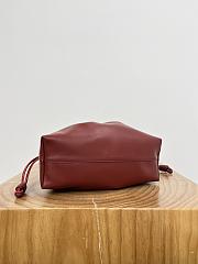Loewe Medium Flamenco Purse In Mellow Nappa Lambskin Red - 30x20x10.5cm - 4
