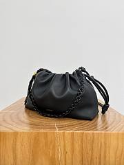 Loewe Medium Flamenco Purse In Mellow Nappa Lambskin Full Black - 30x20x10.5cm - 3