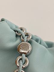Loewe Medium Flamenco Purse In Mellow Nappa Lambskin Blue - 30x20x10.5cm - 6
