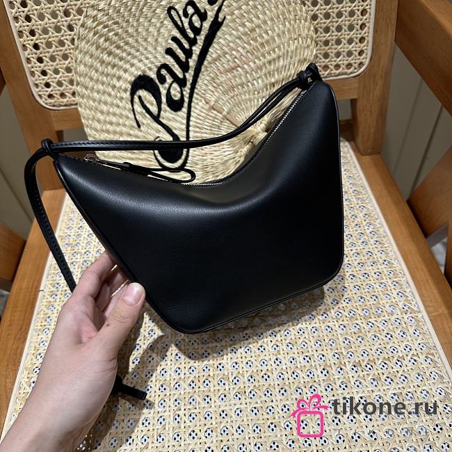 Loewe Mini Hammock Hobo in Classic Calfskin Black - 28x17x9.5cm - 1