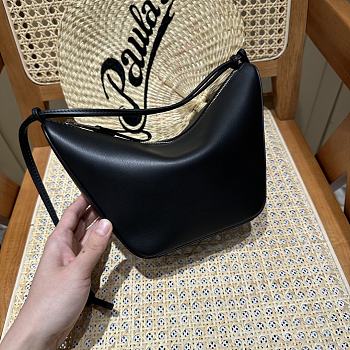 Loewe Mini Hammock Hobo in Classic Calfskin Black - 28x17x9.5cm