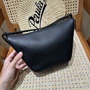 Loewe Mini Hammock Hobo in Classic Calfskin Black - 28x17x9.5cm - 2