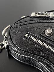 Balenciaga Le Cagole Heart Mini Bag Black - 16x13x4.1cm - 4