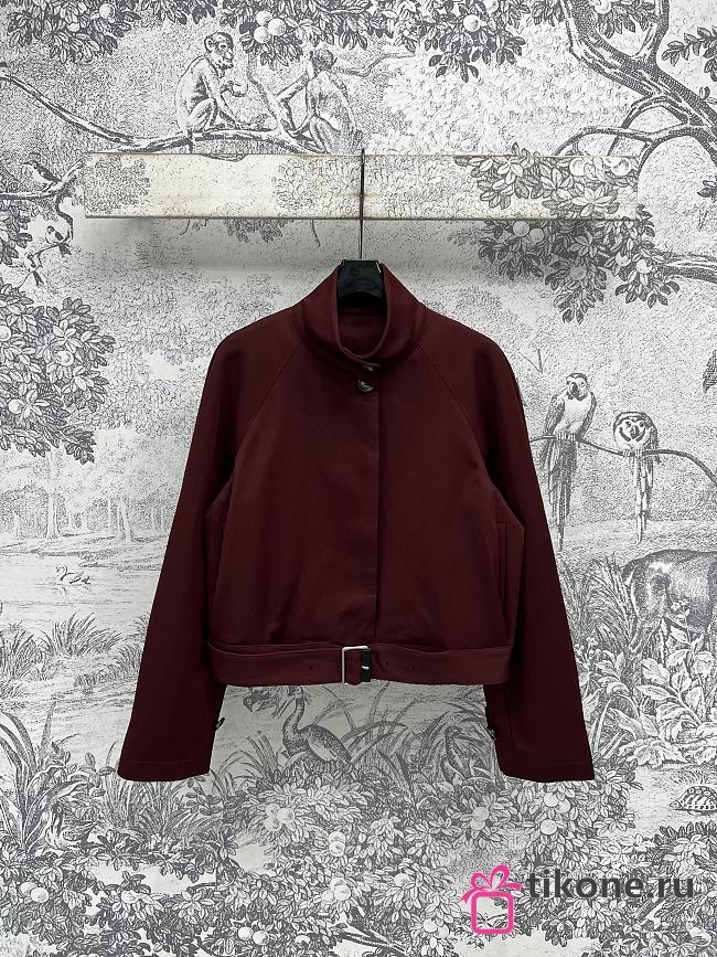 Loewe Short Trench in Cotton Blend Red  - 1