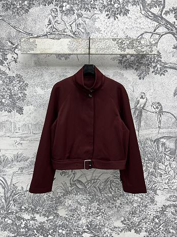 Loewe Short Trench in Cotton Blend Red 