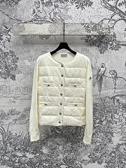 Moncler White Wool & Wool Blend Coats - 5