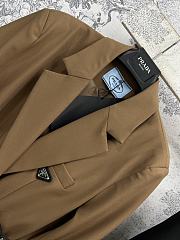 Prada Padded Belted Jacket Black - 4