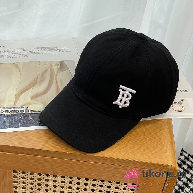Burberry Black TB Logo Embroidered Baseball 19579 - 1