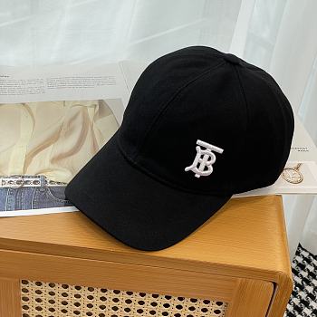 Burberry Black TB Logo Embroidered Baseball 19579