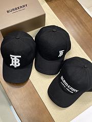 Burberry Black TB Logo Embroidered Baseball 19579 - 5