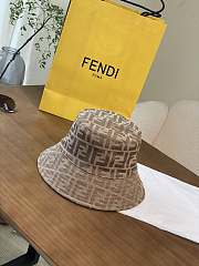 Fendi Zucca Hat Bucket Hat Brown - 5