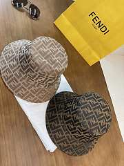 Fendi Zucca Hat Bucket Hat Brown - 3