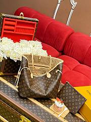 LV Neverfull MM Monogram Canvas Beige M46975 - 31x28x14cm - 5