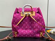 LV Vintage Pink Demin Backpack M95240 - 28.5x20x27.5cm - 5