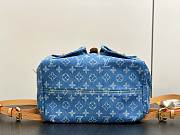 LV Vintage Blue Demin Backpack M95240 - 28.5x20x27.5cm - 4