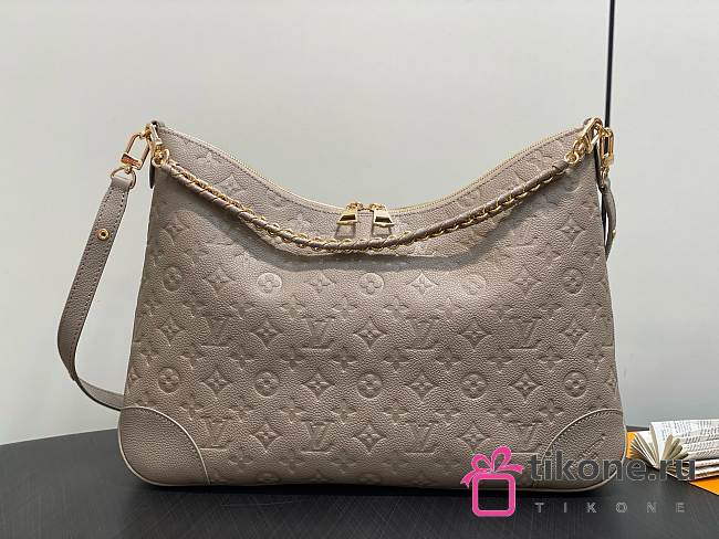 LV Boulogne GM Monogram Empreinte Leather Tourterelle M25854 - 40x29x15cm - 1