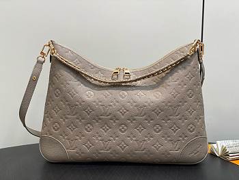 LV Boulogne GM Monogram Empreinte Leather Tourterelle M25854 - 40x29x15cm