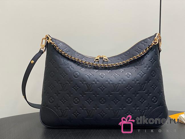 LV Boulogne GM Monogram Empreinte Leather Black M13706 - 40x29x15cm - 1