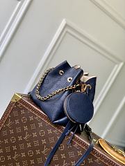 LV Bella Mahina Leather Navy M14315 - 19x22x14cm - 6